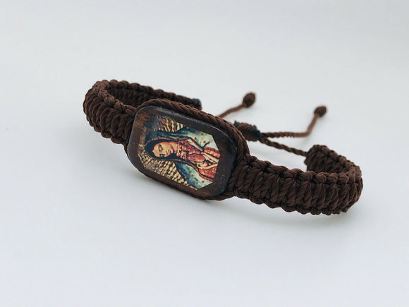 Pulsera Virgen De Guadalupe Cafe