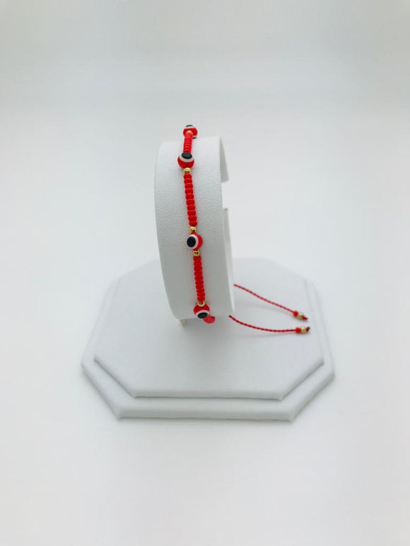 Pulsera Roja 6 Ojitos