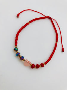 Pulsera Roja Corazon