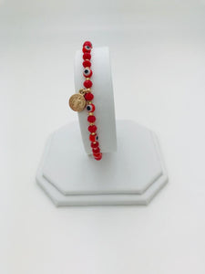 Pulsera Roja Ojitos