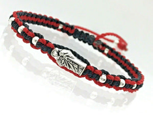 Pulsera San Judas Roja Y Negra